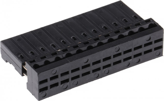 4782837112440, 12-Way IDC Connector Socket for Cable Mount, 1-Row