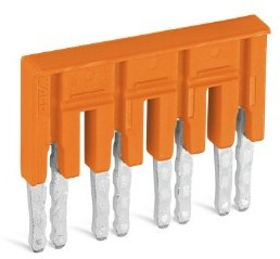 282-434, 4-конт. перемычка изолированная, 30A, оранжевая