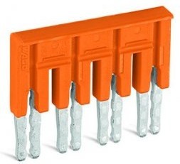282-434, 4-конт. перемычка изолированная, 30A, оранжевая