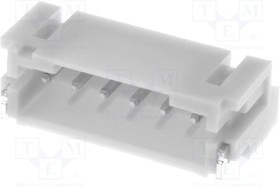 S6B-PH-SM4-TB(LF)(SN), Разъем типа провод-плата, угловой, 2 мм, 6 контакт(-ов), Штыревой Разъем