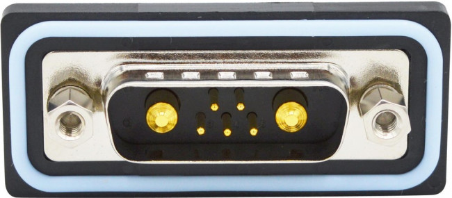 CDFV7W2113L211, CDFV 7 Way Vertical PCB D-sub Connector Plug, 2.77mm Pitch, with 4-40 Screw Locks CDFV7W2113L211, CDFV 7 Way Vertical PCB D-sub Connector Plug, 2.77mm Pitch, with 4-40 Screw Locks