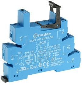 93.02.7.024, Панелька, 6А, 250ВAC, 41.52.9.012.0010, 41.52.9.024.0010