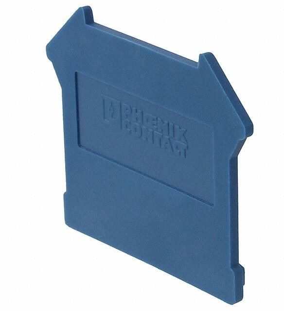 3003101, Terminal Block Tools &amp; Accessories D-UK 4/10 BU BLUE END COVER