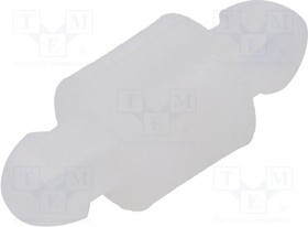 DR8G8062.5X4.0, Дистанц PCB, полиамид, Дл 4мм, защелка / защелка, UL94V-2