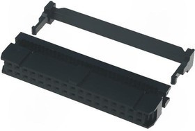 T812134A101CEU, 34-Way IDC Connector Socket for Cable Mount, 2-Row