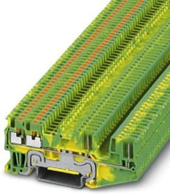 3212413, DIN Rail Terminal Blocks PT 1,5/S-QUATTRO/ 2P-PE