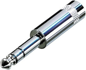 NYS 228, Штекер аудио 6,35мм стерео на кабель