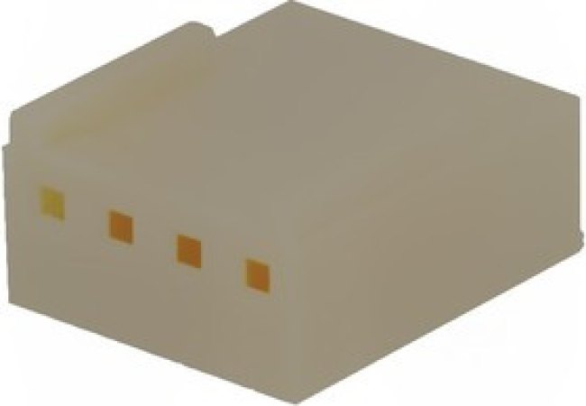 NS25-G4, Вилка, провод-плата, "мама", PIN 4, без контактов, 2,54мм, NS25