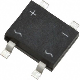 B500S, Однофазный выпрямительный мост; Urmax: 1кВ; If: 1,5А; Ifsm: 45А [SMD-DIP-4]