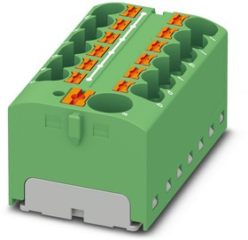 3273886, DIN Rail Terminal Blocks PTFIX 10/12X4 GN