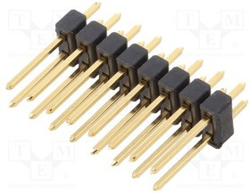 SL22.139.16G, Штыревая планка, штыревой, "папа", PIN: 16, прямой, 2,54мм, THT, 2x8