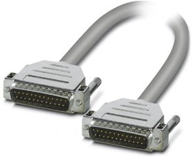 2305651, Male 25 Pin D-sub to Male 25 Pin D-sub Serial Cable, 3m