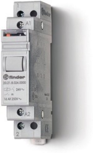 Реле модульное электромеханич. шаговое 1NO 16А 2 состояния AgNi 230В AC 17.5мм IP20 FINDER 202182300000 Реле модульное электромеханич. шаговое 1NO 16А 2 состояния AgNi 230В AC 17.5мм IP20 FINDER 202182300000