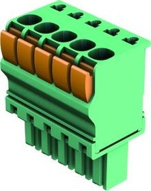 14310314102000, Pluggable Terminal Blocks 3P 300V 11A 3.5 mm pitch spring, plug