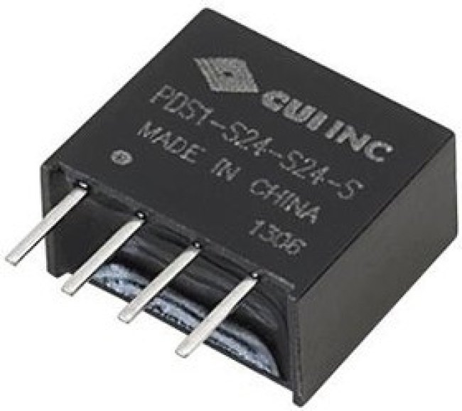 PDS1-S12-S3-S, Isolated DC/DC Converters dc-dc isolated, 1 W, 10.8~13.2 Vdc input, 3.3 Vdc, 303 mA, PDS1-S12-S3-S, Isolated DC/DC Converters dc-dc isolated, 1 W, 10.8~13.2 Vdc input, 3.3 Vdc, 303 mA,