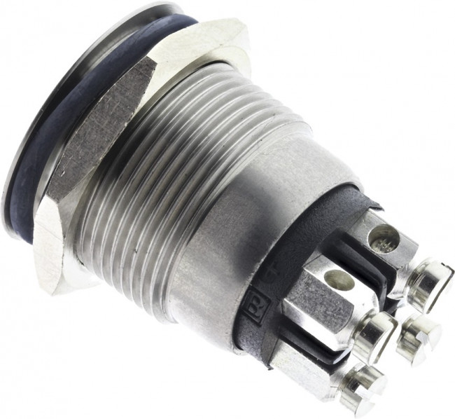 MPI002/TERM/D5, Pushbutton Switch, Vandal Proof Momentary Function 50 mA 24 VDC 1NO IP66 MPI002/TERM/D5, Pushbutton Switch, Vandal Proof Momentary Function 50 mA 24 VDC 1NO IP66