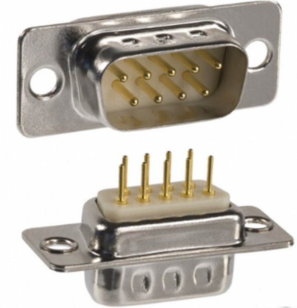 172-E09-113R001, Разъем D Sub, DB9, Standard, Штекер, Серия NORCOMP - 172, 9 контакт(-ов), DE, Пайка