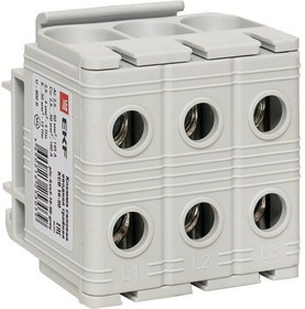 Клемма силовая вводная тройная КСВ 16-50кв.мм сер. PROxima EKF plc-kvs3-16-50-grey