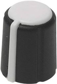 1221-K, Knobs &amp; Dials S/T Control Knob 1/4" Flat to 5/32