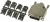 L717D A15P ST3, D-ST 15 Way Cable Mount D-sub Connector L717D A15P ST3, D-ST 15 Way Cable Mount D-sub Connector