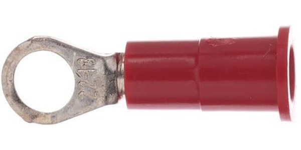 11-8S-P, Terminals VNYL INS BT RNG TERM 22-18G .070B.ID 8ST