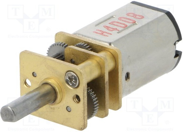 2216, Двигатель: DC, с редуктором, HP, 6ВDC, 1,6А, Ось: D профиль, 210: 1