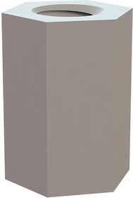 14HTSP007, Standoffs &amp; Spacers Hex Threaded Standoff, #6-32 Thread, .375 Spacer, Natural, Nylon, .250 Across Flats