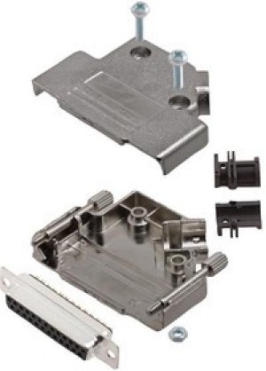 L17D45PK-M-25+L77SDB25S, Разъем D Sub, With Backshell, DB25, Standard, Гнездо, D45PK-M, 25 контакт(-ов), DB, Пайка L17D45PK-M-25+L77SDB25S, Разъем D Sub, With Backshell, DB25, Standard, Гнездо, D45PK-M, 25 контакт(-ов), DB, Пайка