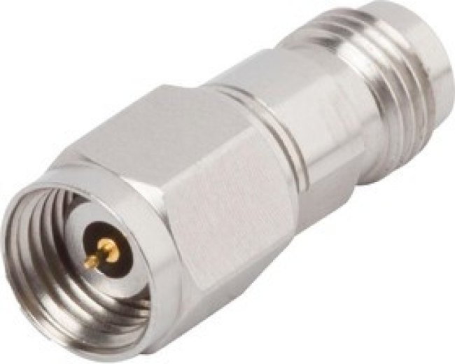 SF1133-6019, 1.85MM JACK-2.92MM PLUG ADAPTER, 50 OHM