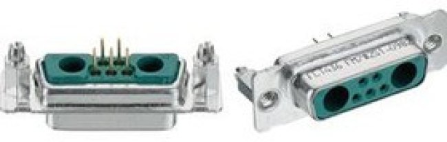 173107-1142, D-Sub hybrid-socket, Socket, 7W2, Radial Leads