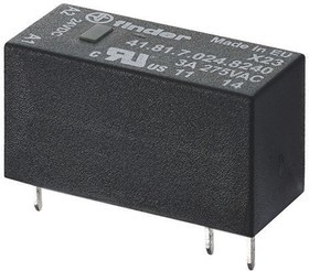41.81.7.012.8240, 41 Series Solid State Relay, 3 A Load, PCB Mount, 240 V ac Load, 17 V dc Control
