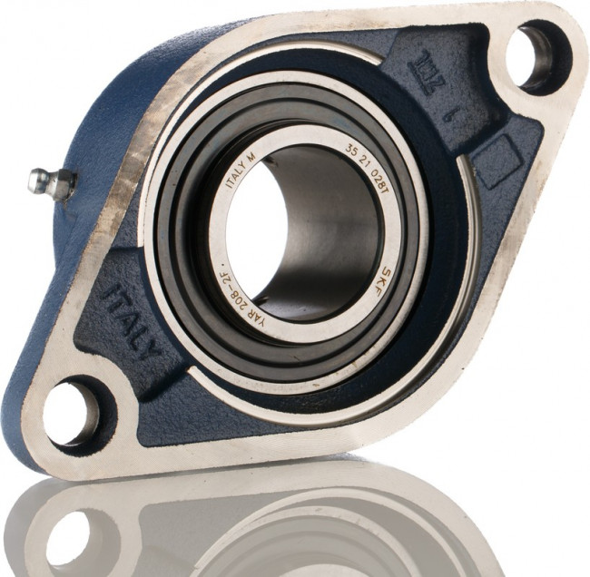 2 Hole Flange Bearing Unit, FYTB 40 TF, 40mm ID