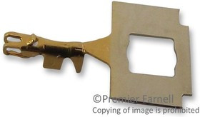 SACH-003G-P0.2, Прямоугольный контакт питания, ACH, Контакты с Покрытием из Золота, Медь, Гнездо, Обжим, 28 AWG