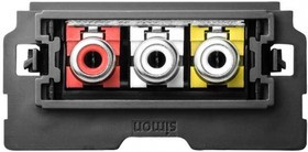 Simon 100 Розетка 3RCA