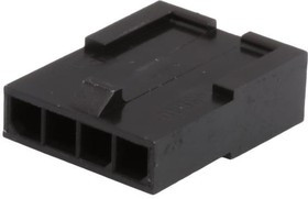 43640-0411, Headers &amp; Wire Housings MicroFit 3.0 Plug SR 4Ckt Glow Wire