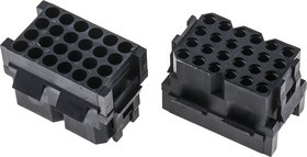 TST24RA00 / 192923-6040, Trident Female Connector Housing, 5.08mm Pitch, 24 Way, 4 Row TST24RA00 / 192923-6040, Trident Female Connector Housing, 5.08mm Pitch, 24 Way, 4 Row