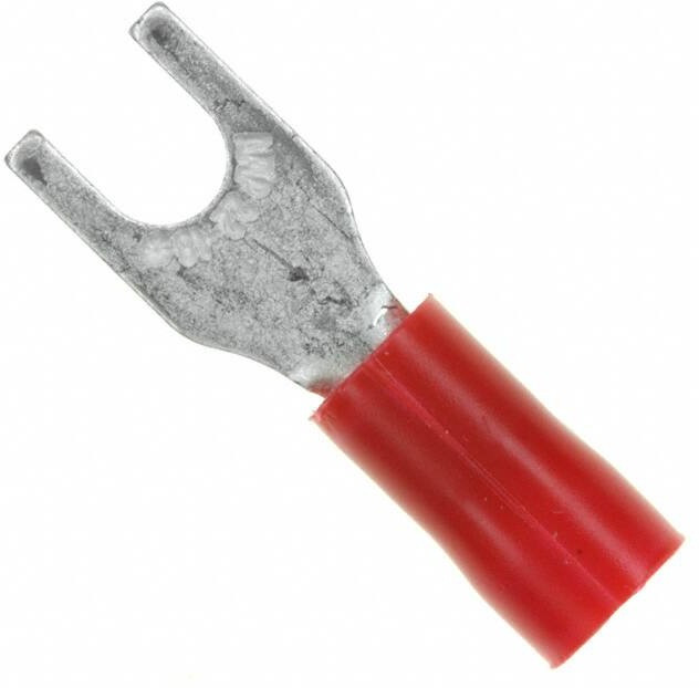 327043, Клемма типа вилка / ножевая, Серия PLASTI-GRIP, 22AWG до 16AWG, 1.65 мм², M3.5, #6, Винил 327043, Клемма типа вилка / ножевая, Серия PLASTI-GRIP, 22AWG до 16AWG, 1.65 мм², M3.5, #6, Винил