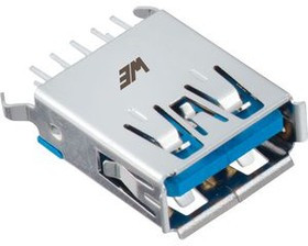 WR-COM USB 3.0 Type A Vertical THT, 692121430000