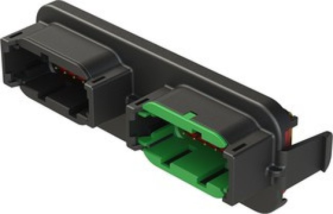 ATM13-12PB-12PD-BM03, Armor IPX Automotive Connector Plug 24 Way, Solder Termination