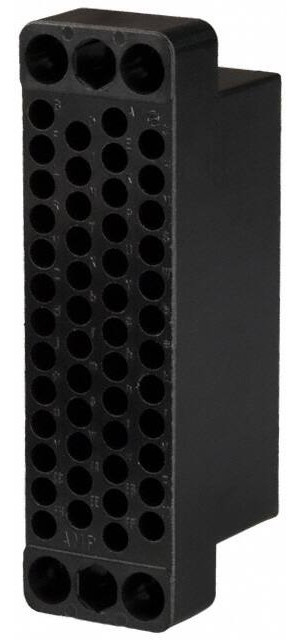 201358-1, M Male Connector Housing, 3.81mm Pitch, 50 Way, 4 Row