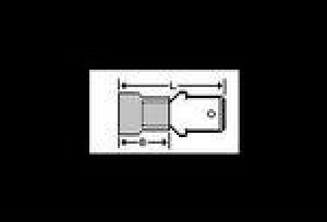 19023-0006, Terminals .250 X .032 MALE QD INSUL.TAPE (AMCT-2XT