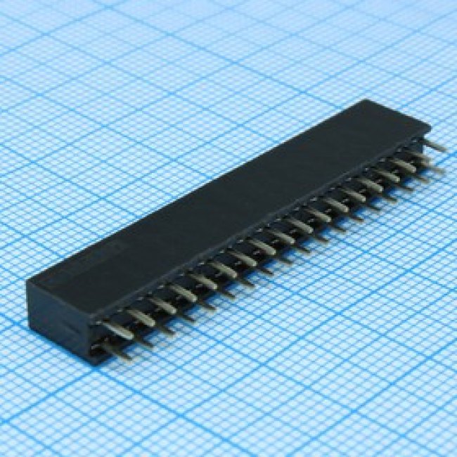 DS1023-2X18S21, (PBD-36 2X18), гнездо на плату двухрядное 2х18 шаг 2,54
