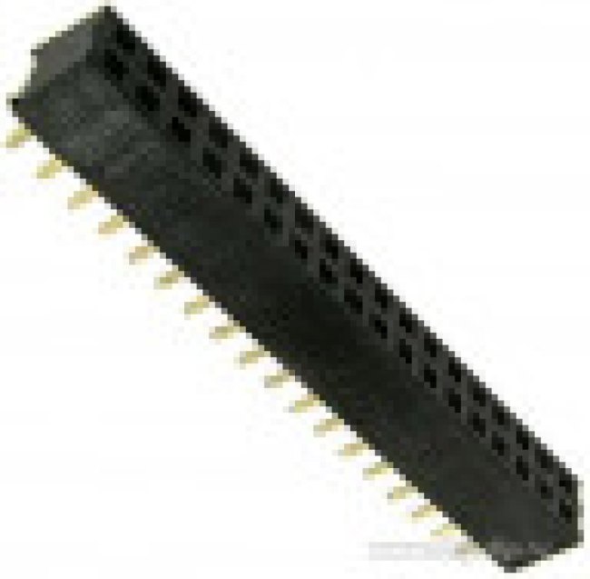 DS1023-2X18S21, (PBD-36 2X18), гнездо на плату двухрядное 2х18 шаг 2,54