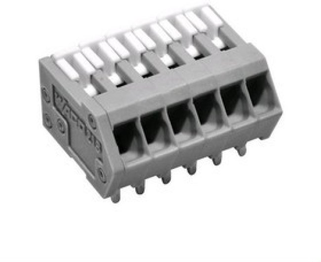 218-110, Клеммный блок 160В, 10-полюсный, серый