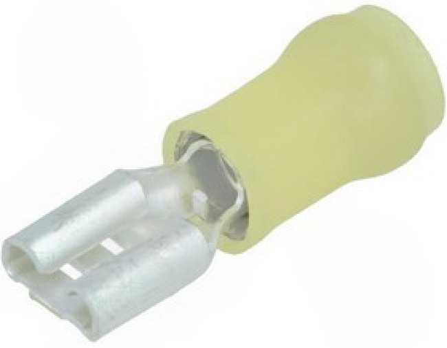 640907-1, Terminals PIDG RECPT 12-10 AWG yellow
