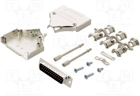 MHDM-25-DMP-K, Разъем D-Sub; PIN: 25; вилка; "папа"; прямой; пайк