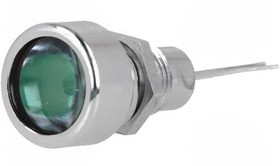 SDML 082, Индикат.лампа: LED, плоский, Отв: d8,2мм, IP67, на печатную плату