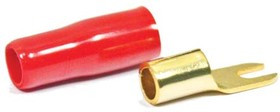 Клемма"U", 3,7мм, 10,0мм2, покрытие Au, красный