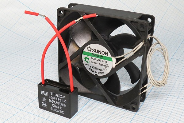 Вентилятор 220 Вольт, магнитно-левитационный подшипник, 2900об/мин; №ВН119L вент 92x92x25\220В\4,6Вт\ 2L\ML\MA2092HVL.GN\ Вентилятор 220 Вольт, магнитно-левитационный подшипник, 2900об/мин; №ВН119L вент 92x92x25\220В\4,6Вт\ 2L\ML\MA2092HVL.GN\