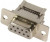 09663187500, D-Sub Standard Connectors 25P FEMALE IDC METAL SHELL